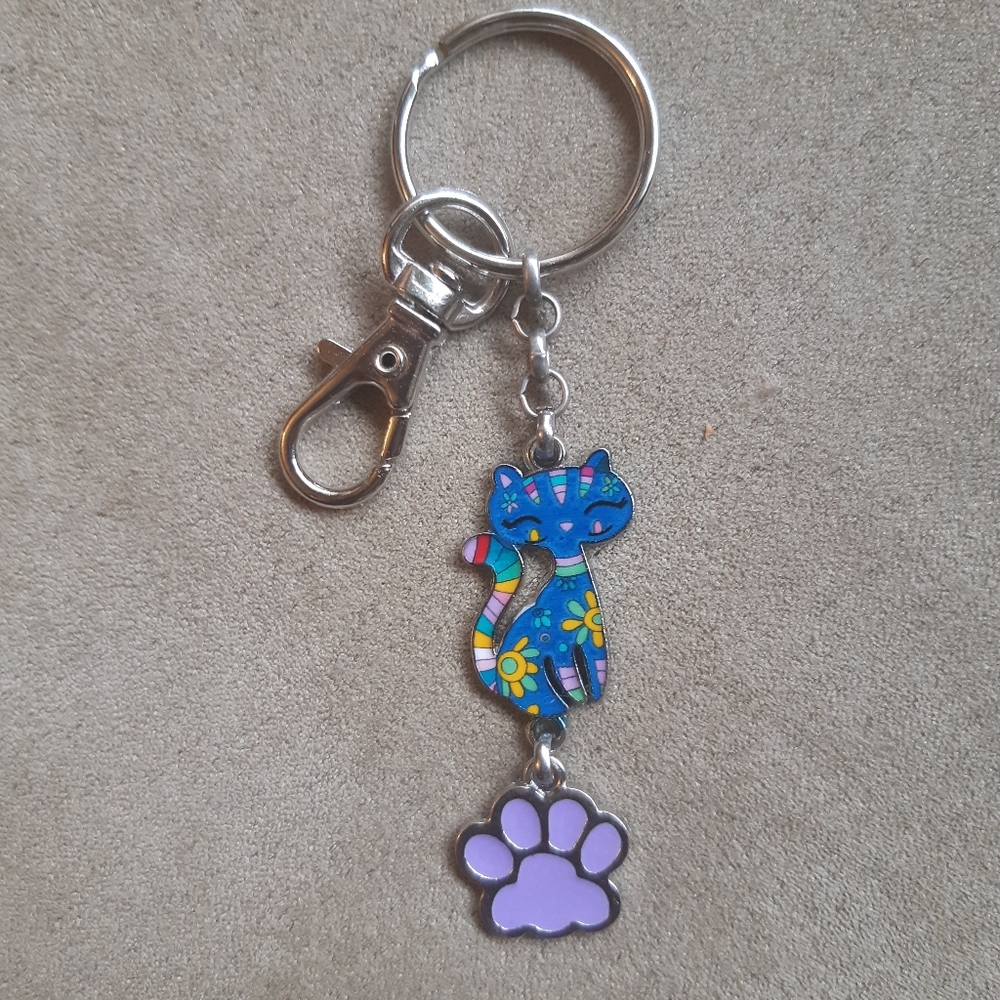 🦋2/$20🦋 Cat Lover's keychain